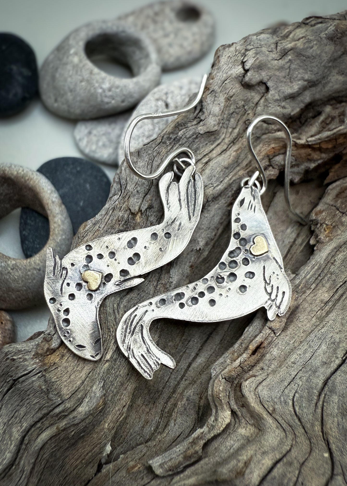 Playful Heart Earrings
