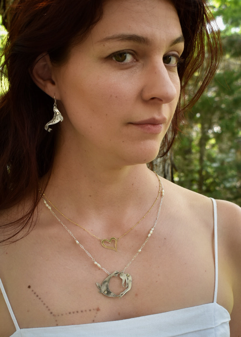 Playful Heart Earrings