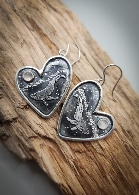 Whale Earrings